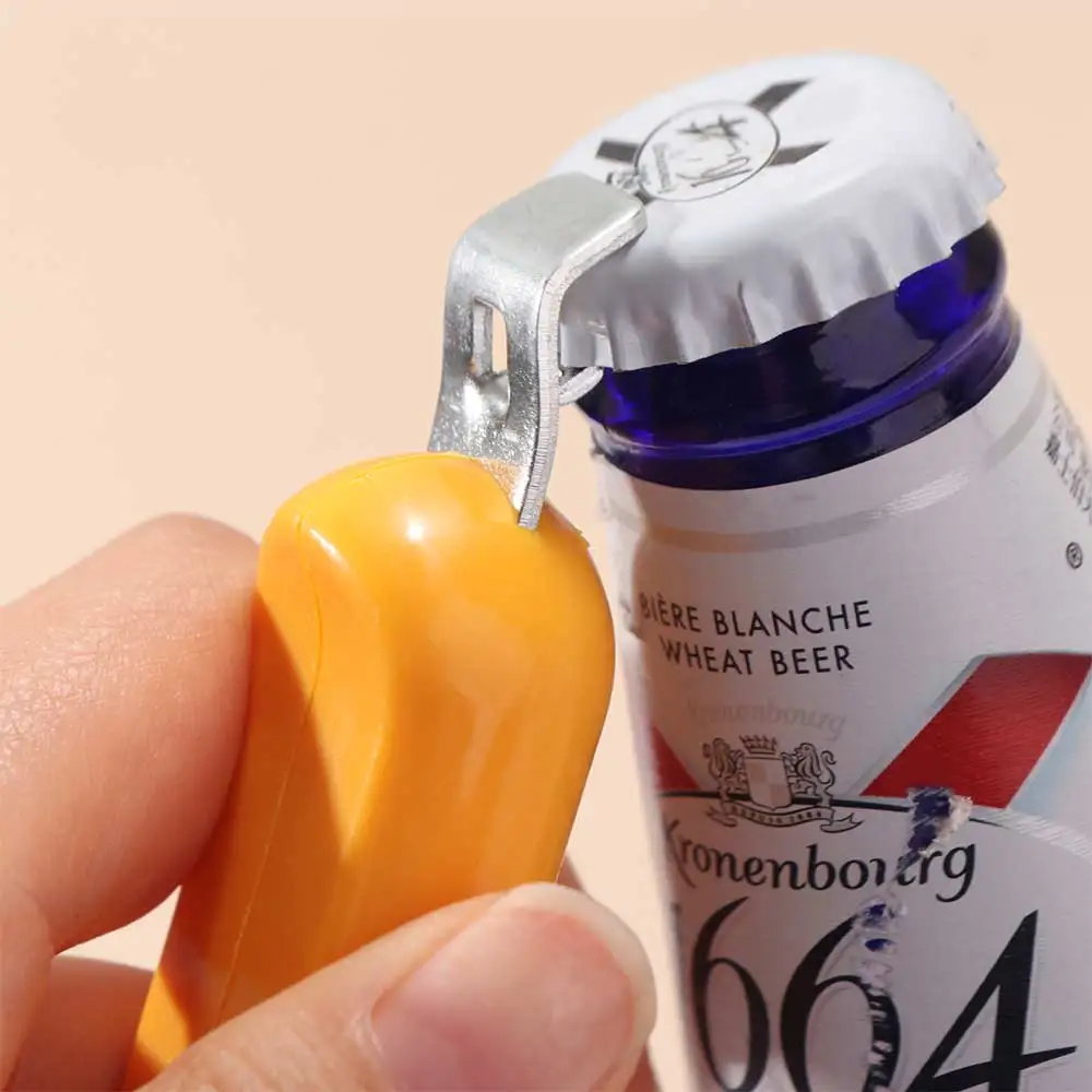 Practical Cartoon Little Duck Bottle Opener Mini Portable 2 in 1 Bottle Opener Effortless Box Opener for Oral Liquids