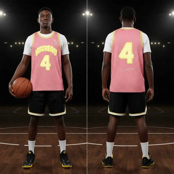 Unisex Retro Basketball Jersey Tank Top Billie 'Hit Me Hard and Soft' Breathable Mesh Casual Streetwear Sports Family Matching