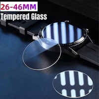 2PCS Universal Tempered Glass Smart watch 38mm 40mm 42mm 9H HD Protective Glass Round Screen Protector Diameter 26-46mm