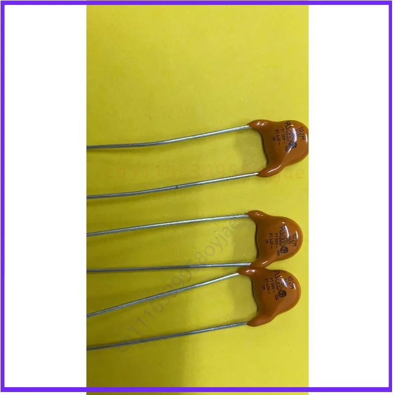 10PCS For VISHAY 440L Series 440LD10-R 102M 1nF 1000pF X1 400VAC Y1 500VAC Safety Ceramic Disc Capacitor
