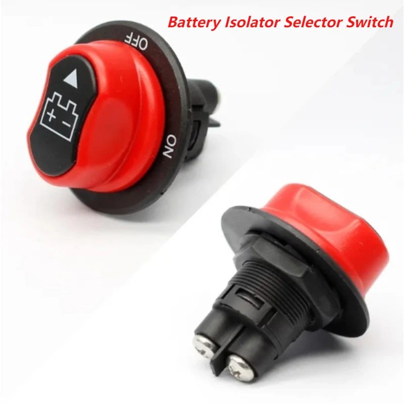 1개 유니버설 12V-100A 배터리 차단 스위치 고품질 헤비 듀티 방수 ON-OFF 토글 자동차 보트 RV 해양용
