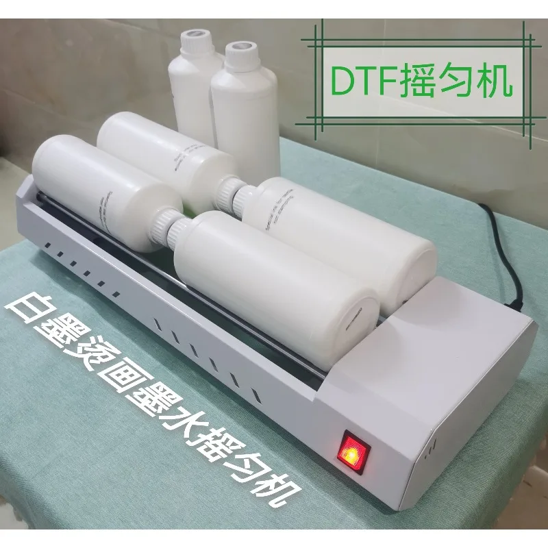 DTF White Ink Shaker Machine Avoid Precipitation Rolling Device for Direct to Film Ink Prep