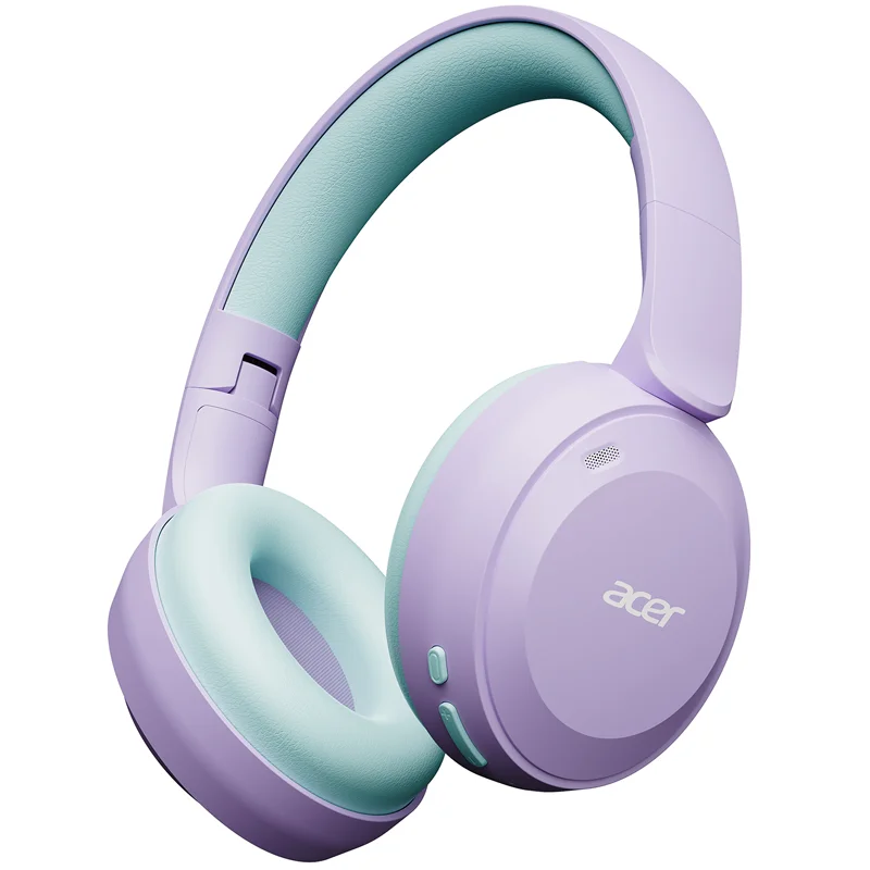 Acer Kinder Bluetooth 6.0 Kopfhörer 85/94dB Lautstärkebegrenzung Leichte Over-Ear Kabellose Kleinkinder-Kopfhörer mit Eingebautem Mikrofon
