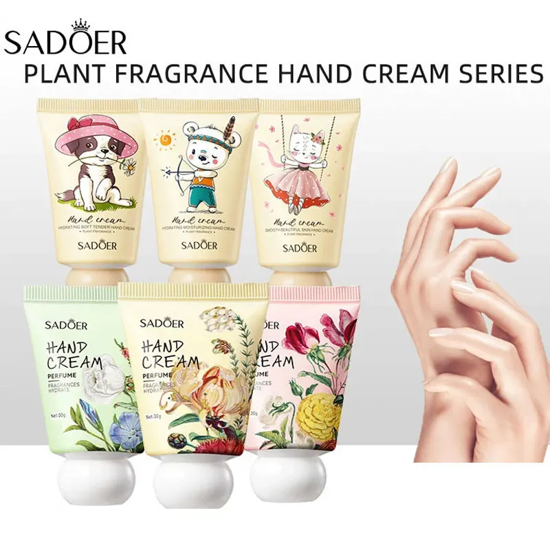 SADOER Perfumed Moisturizing Hand Cream Hydrating Retain Fragrance Anti-drying Hand Cream