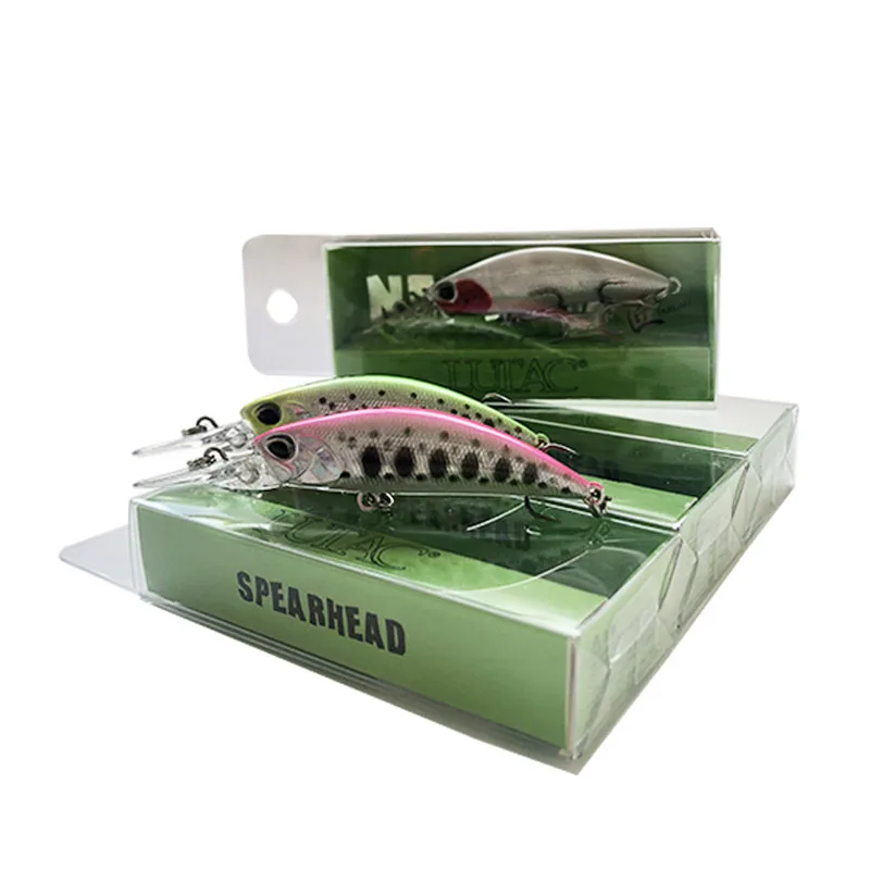 

Lutac New Minnow Fishing Lures Hot Selling Sinking Water Artificial Hard Bait With BKK Hook50mm 3.8g