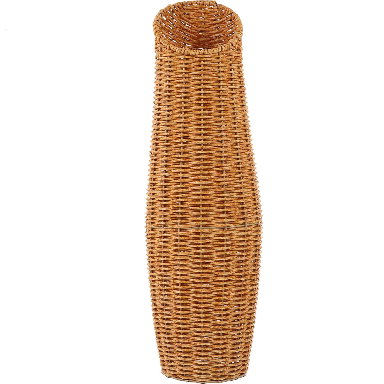 

Artificial Flower Vase Tall Floor Home Decor Decorative for Boho Flowers Rattan Plant
