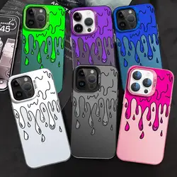 Fun Paint Graffiti Art Phone Case for Apple iPhone 1615 Pro Max 14 Pro 13 12 11 Pro Max 14 Plus Luxury Silicone Soft Shell