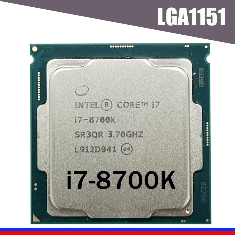 Core i7-8700K SR3QR 3.7GHz 6C / 12T 12MB 95W LGA1151 i7 8700K Coffee Lake