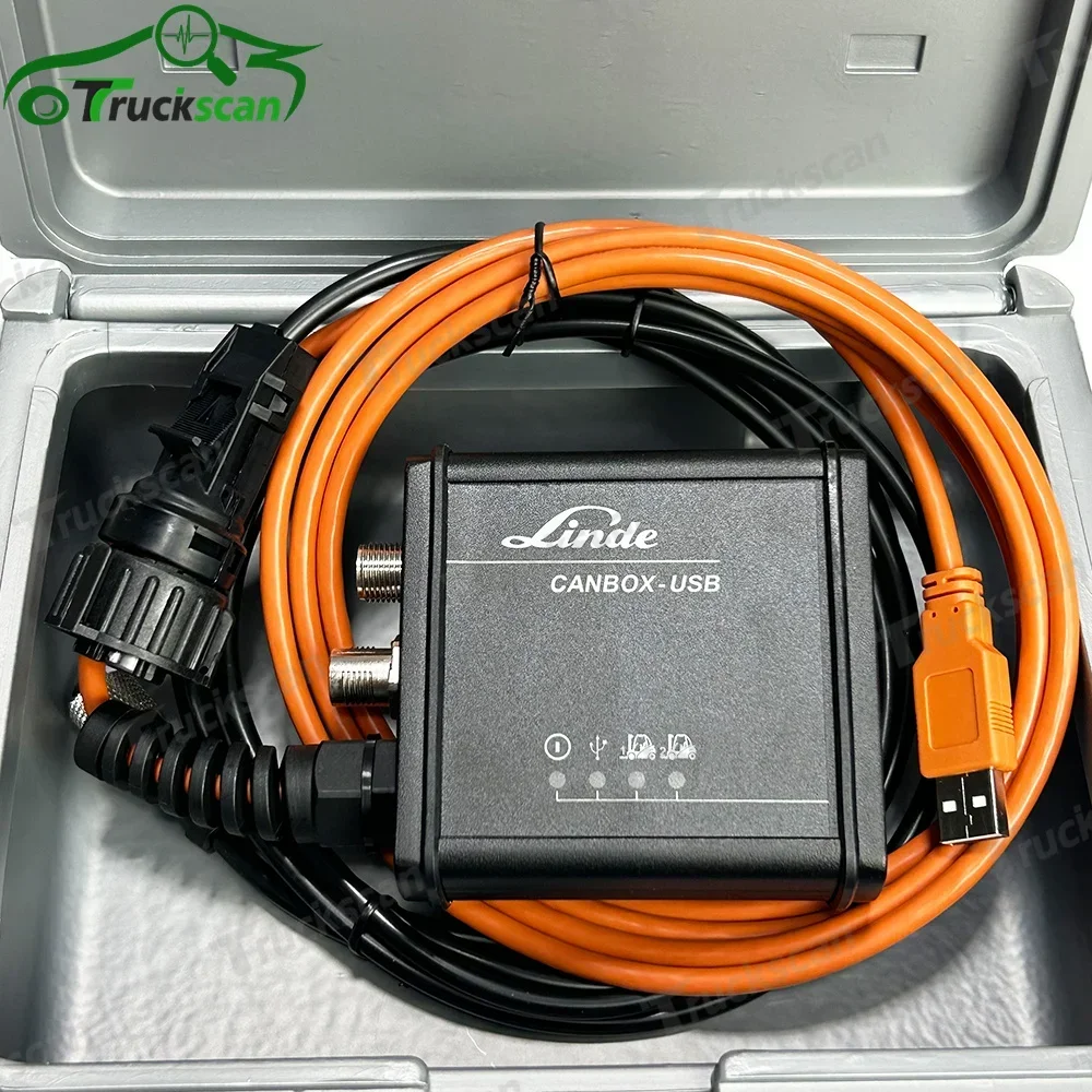 Toughbook CFC2 laptop and For Linde Canbox BT Adapter Kit Pathfinder LSG Forklift Professional Diagnostic Tool