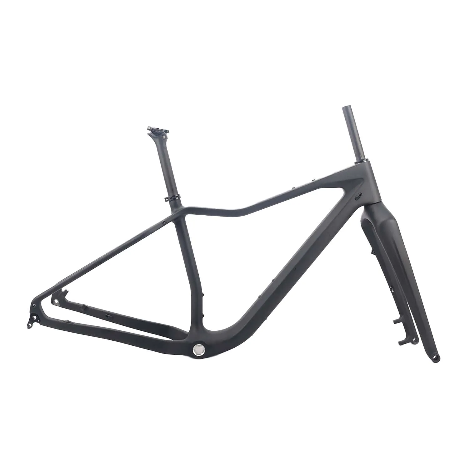 2024 26er Full Carbon Fiber Snow Bike Frameset Fat bicycle frame Max tire 4.5\'\' or 5.0\'\' China Factory Personal Mold