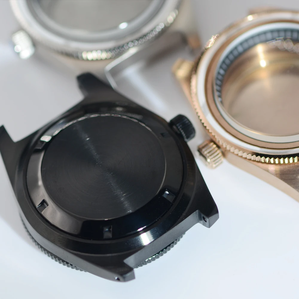 40mm 62Mas Case Nh35 Case Watch Case for 38mm Bezel Mineral Glass Watch Mod NH34 NH35 NH36 Watch Accessories