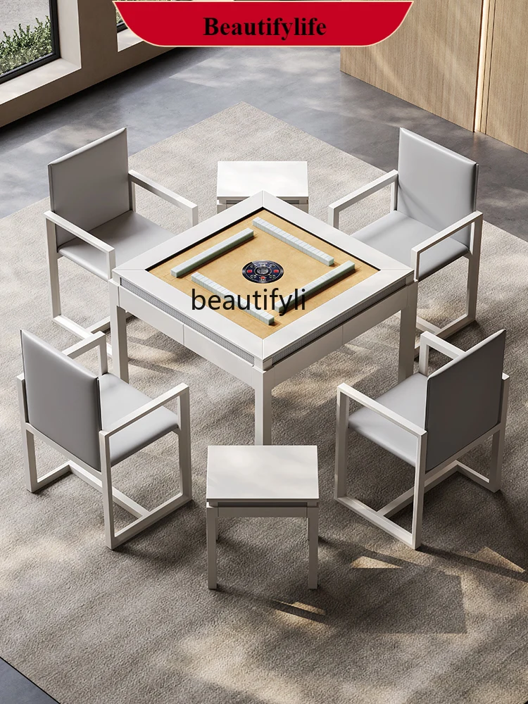 

G1218 Dalbergia Hupeana Solid Wood Mahjong Machine Dining Table Dual-Use Plastic Products (Flower Pots) Bass Home-