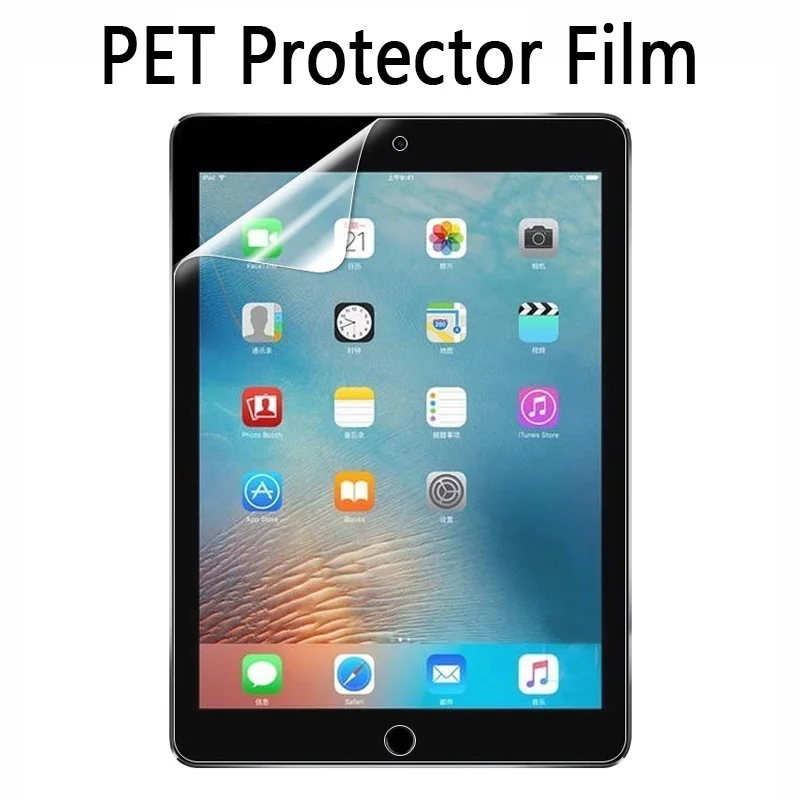 Soft PET Film For iPad 10th 10.9 9th 8th 7th 10.2 Mini 6 5 Air 5 4 3 2 1 Tablet Screen Protector For iPad Pro 11 2022 2021 2020
