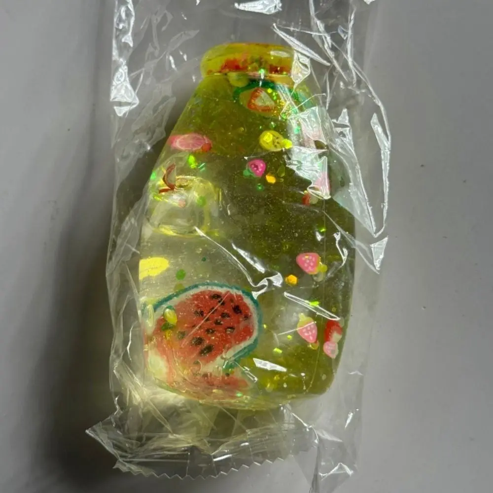 Creative Drifting Bottle Squishy Sequins Super Soft Water Bottle Squeeze Comfortable Anxiety Relief Slow Rebound Fidget