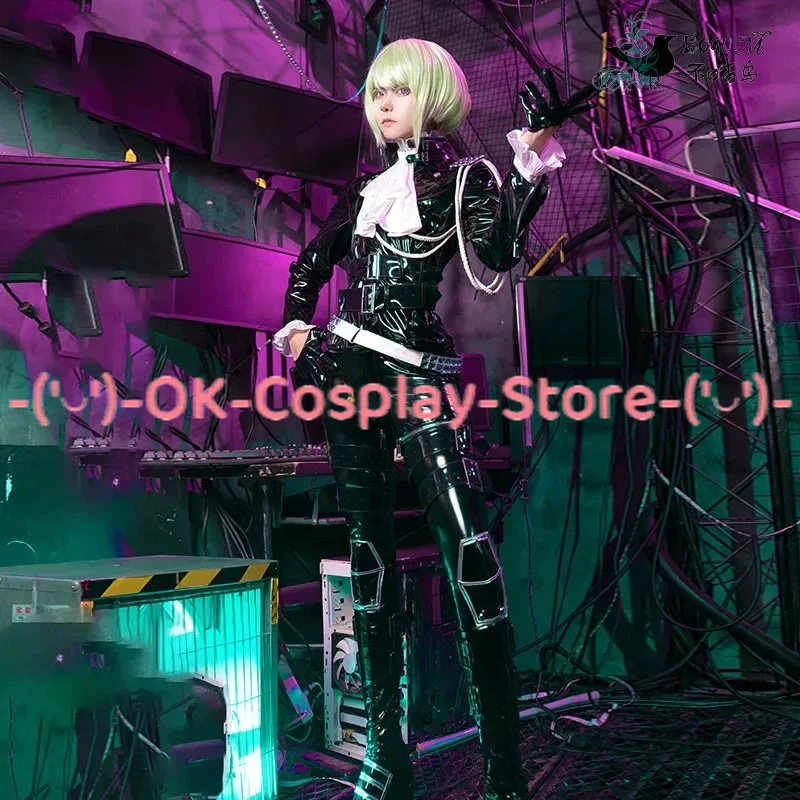 Game PROMARE Mad Burnish Lio Fotia Cosplay Costume Fancy Black Suit Top Pants Halloween Carnival Uniforms Custom Made