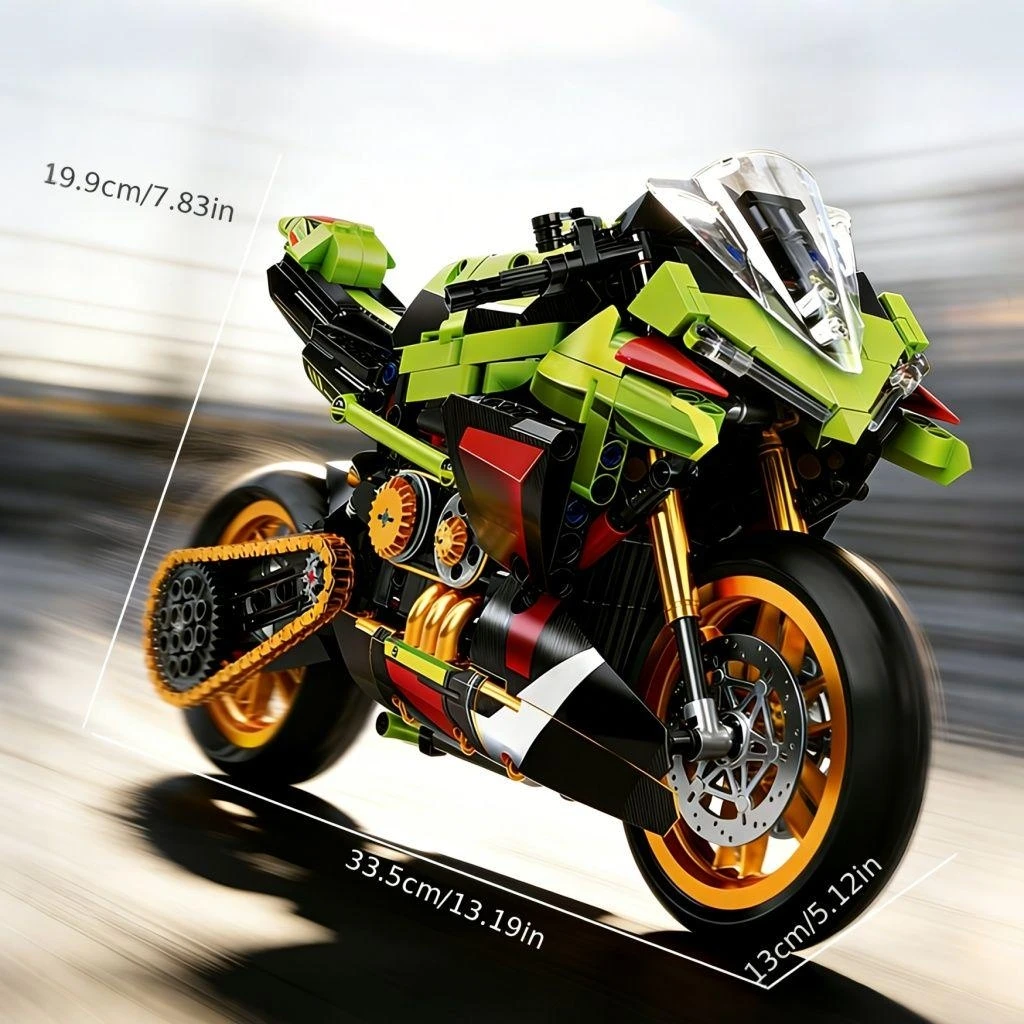 

Ультрадетализированные сборные блоки для мотоциклов, коллекционная модель мотоцикла в масштабе 1:8 – идеальный рождественский подарок для взрослых.