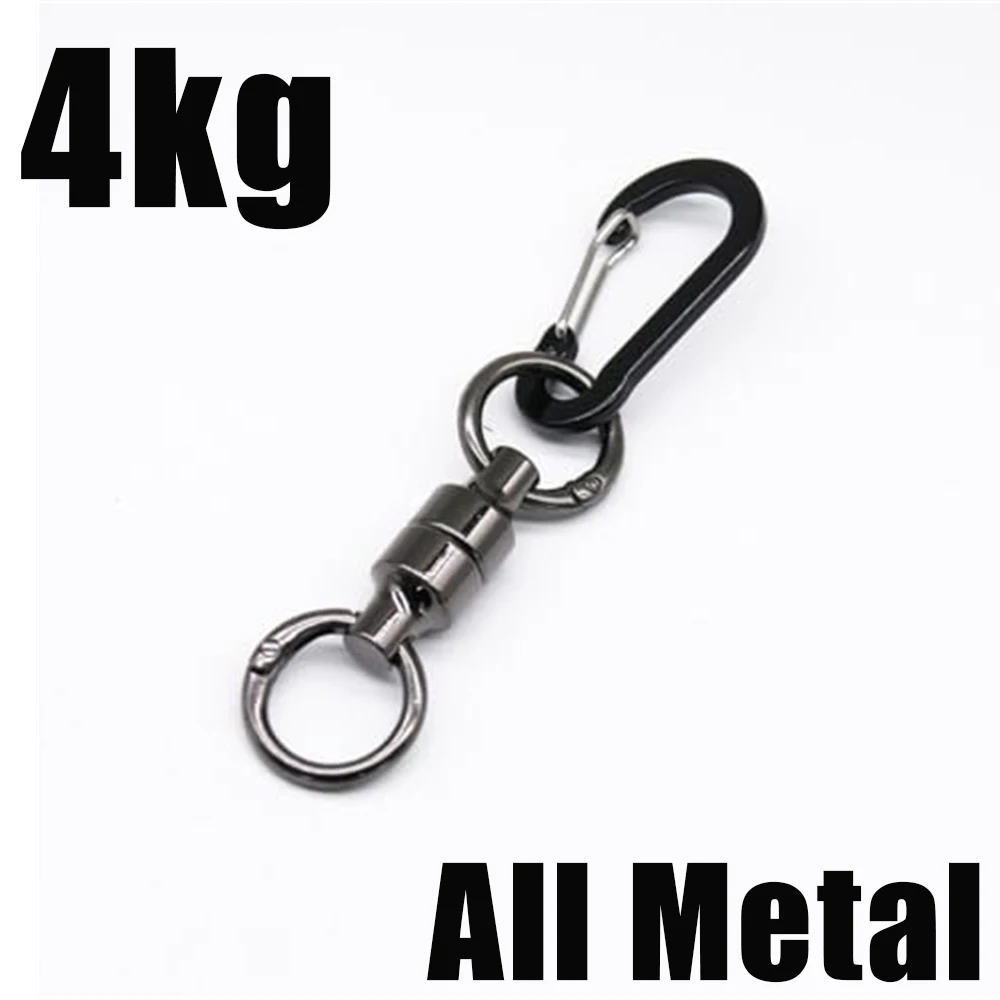 All Metal Magnetic Buckle with Keychain Carabiner for Anti-falling Outdoor Fishing Clip Tool Parts Glove Hat Hook