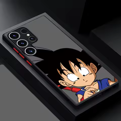 Case for Samsung Galaxy S24 Ultra S22 Plus S21 S21 5G S20 FE S10+ S25 Ultra S23 S9 Plus TPU Cover Kid Goku DragonS BallS