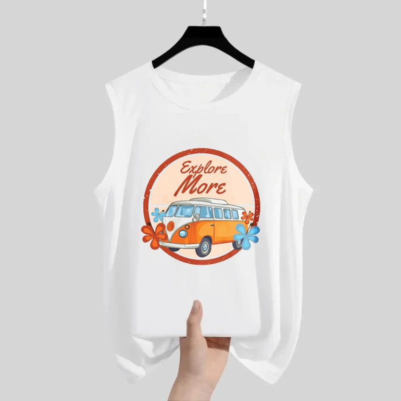 

Мужская майка 2024, летняя футболка y2k, быстросохнущие майки с принтом, однотонный жилет, уличная одежда с графикой Y2k, топ для бега