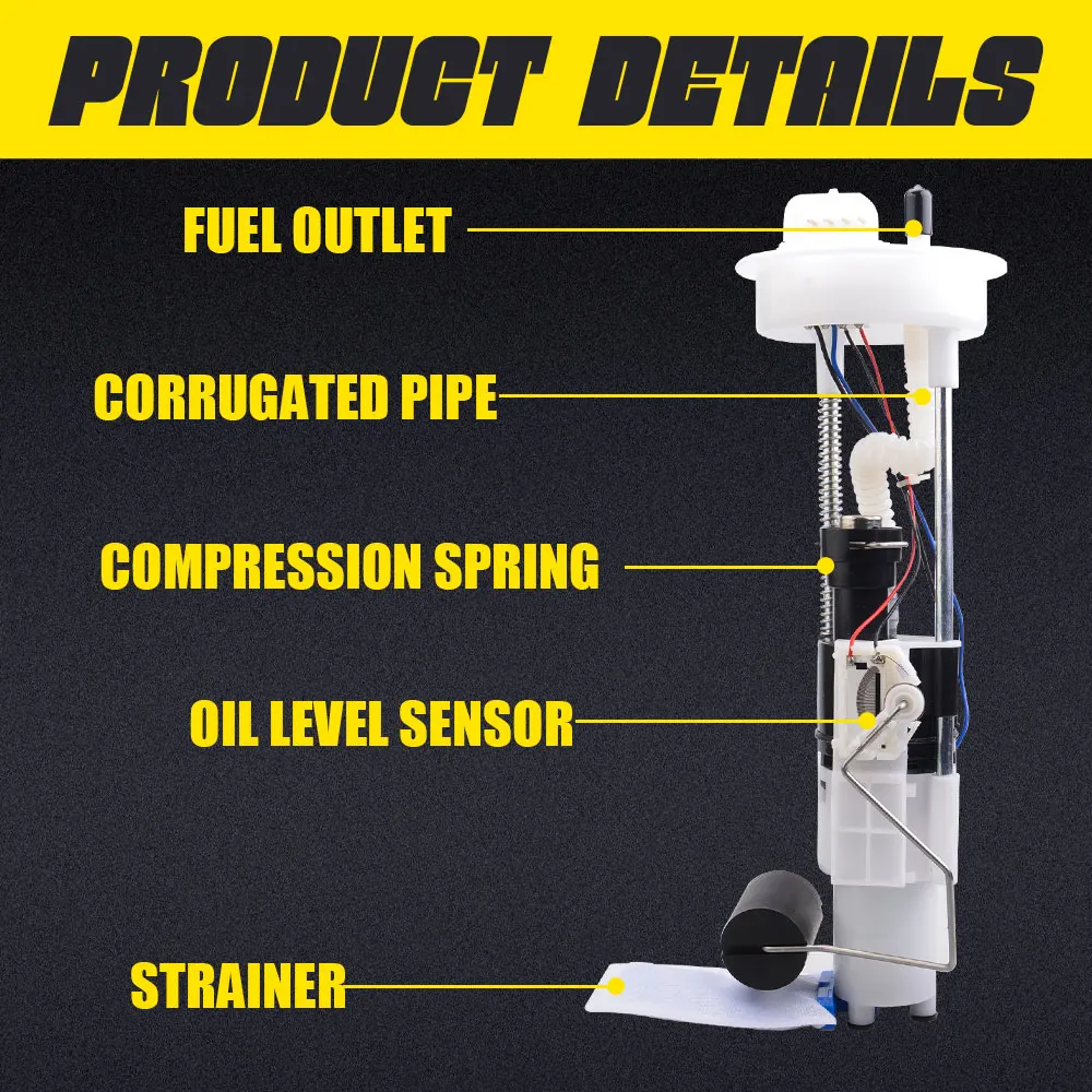 Fuel Pump Assembly 2204852 For Polaris Ranger 500 570 800 ETX Sportsman 850 550 RZR 570 M1400 2204945 2204402