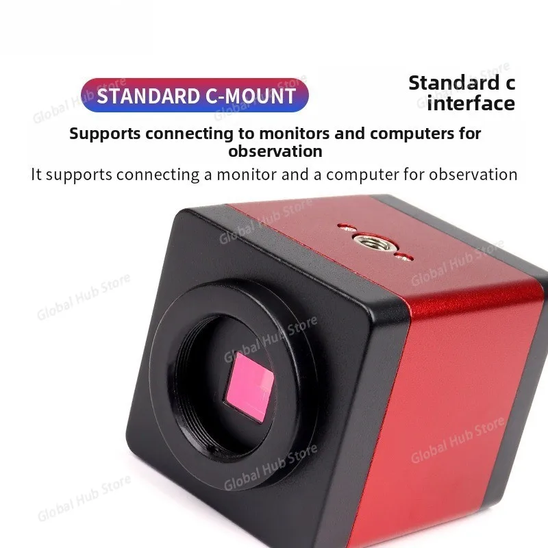 14MP 1080P HDMI VGA Digital Video Microscope Camera Industrial C-mount For Phone PCB Soldering Repair