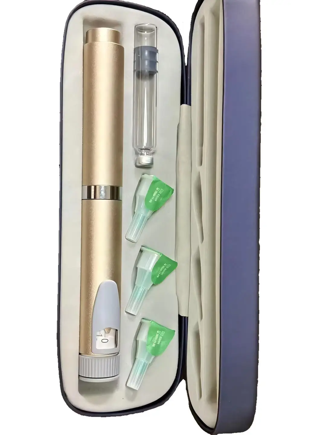 Insulin Cartridge Compatible Injection Pen, Reusable Beauty Mesotherapy Pen for Facial Wrinkle Care, Crow’s Feet Treatment