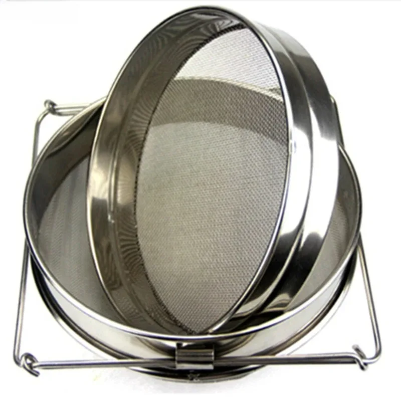 

Honey Filters Filtration Strainer Screen Mesh Stainless Steel Bilayer Sieve Professional Beekeeping Tools and Apiary Equipment