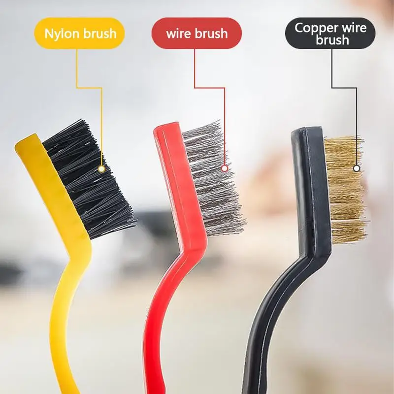 Stove Cleaning Brush Kitchen Brushes Set For Deep Cleaning 3 PCS Kitchen Cleaner Kits Suitable For Cleaning Stove Range Hood And