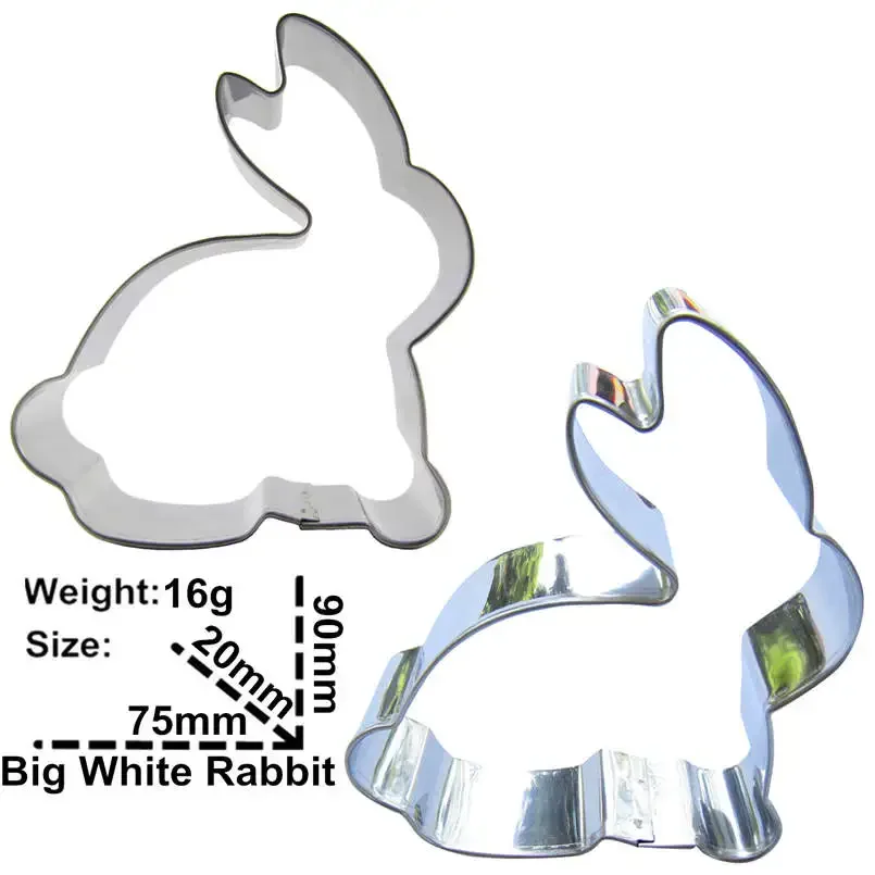 Cartoon animal shape stainless steel biscuit cutter biscuit embossing embossing machine syrup cake chocolate baking mold