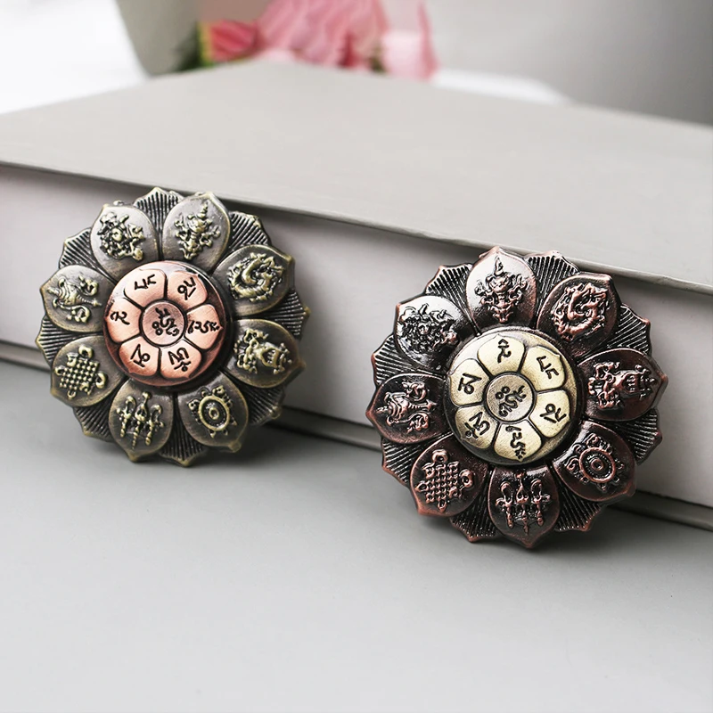 Zen bouddha main Spinner métal Fidget sensoriel soulagement du Stress jouets doigt gyroscope décompression Unique EDC Gadgets pour adultes