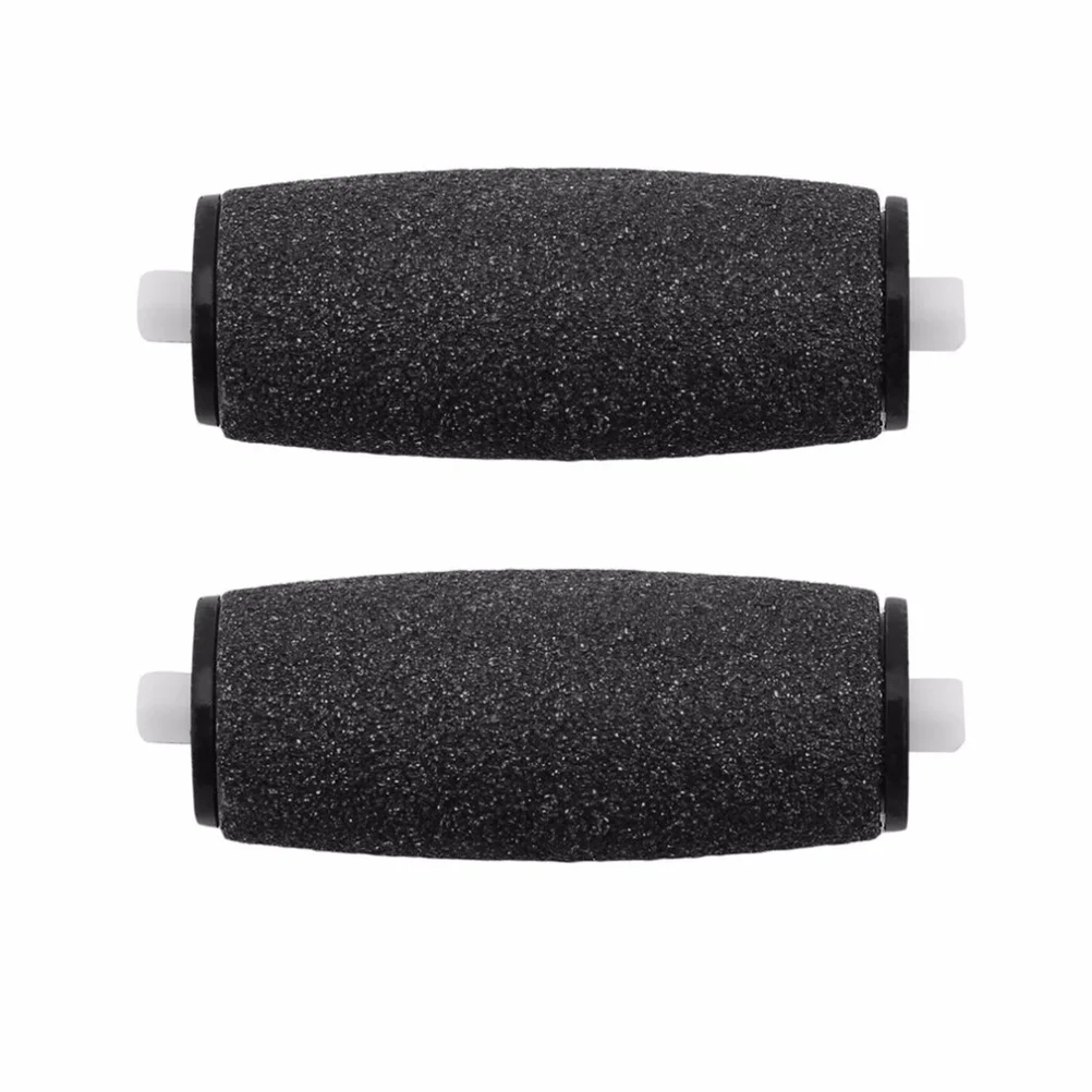 1 par de cabeças de rolo de substituição para pedicure de pés, material de moagem durável à prova d'água para remoção de calos de pés macios