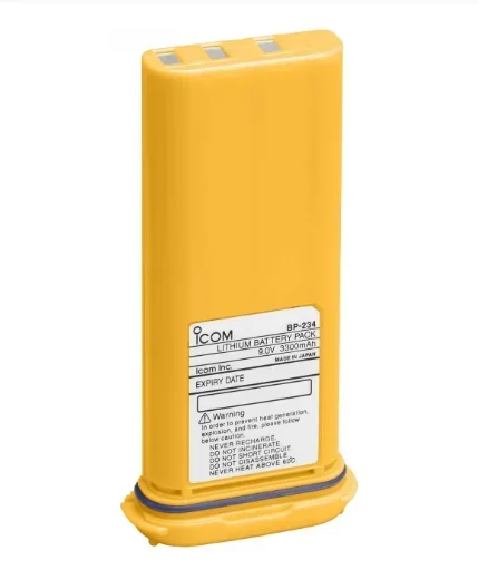 

BP-234 high capacity lithium BP234 battery use with IC-GM1600E GMDSS marine transceiver waterproof battery