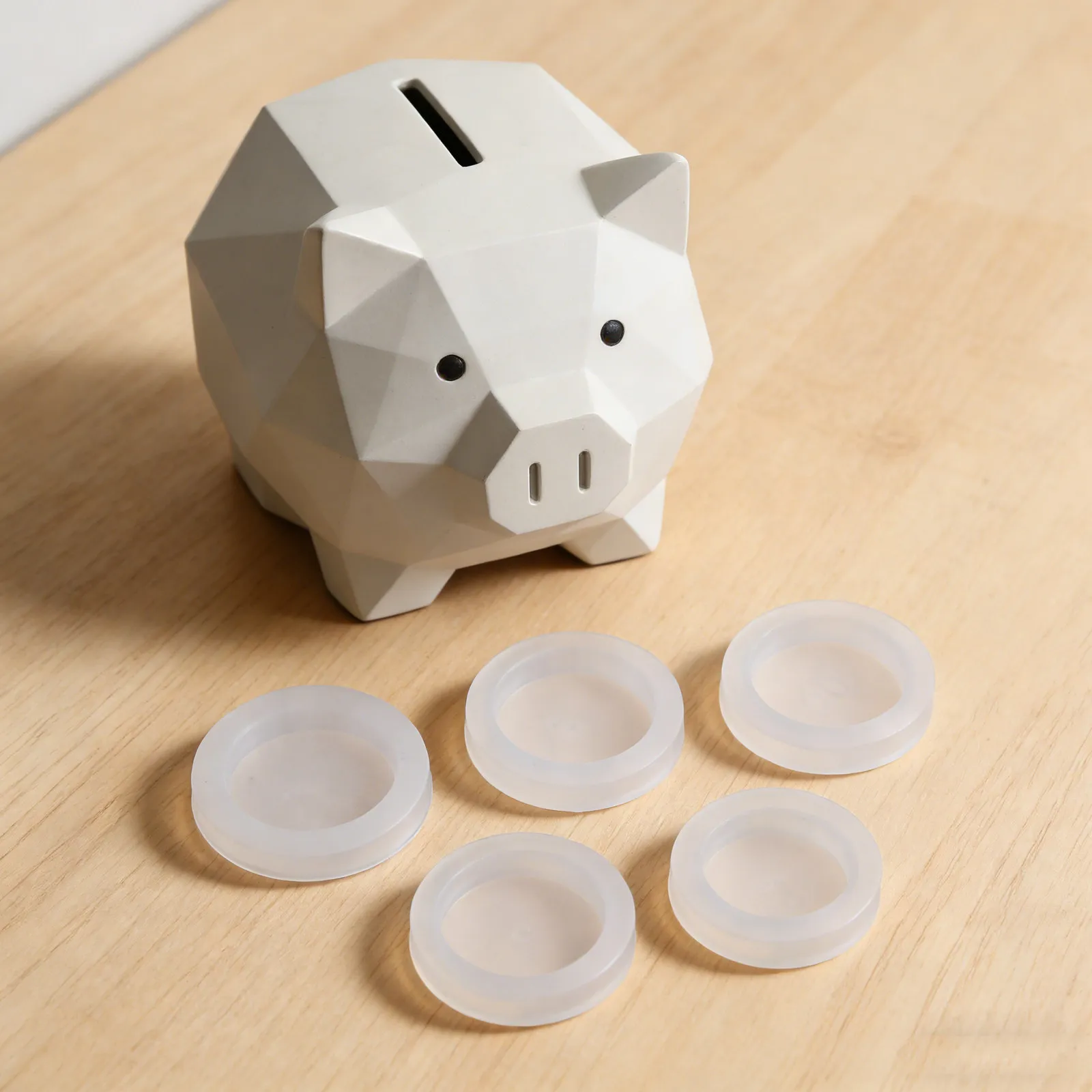 5Pcs Saving Box Silicone Stopper Replacement Piggy Bank Rubber Plug for Ceramic Coin Jar Easy Install Secure Closure Enduring