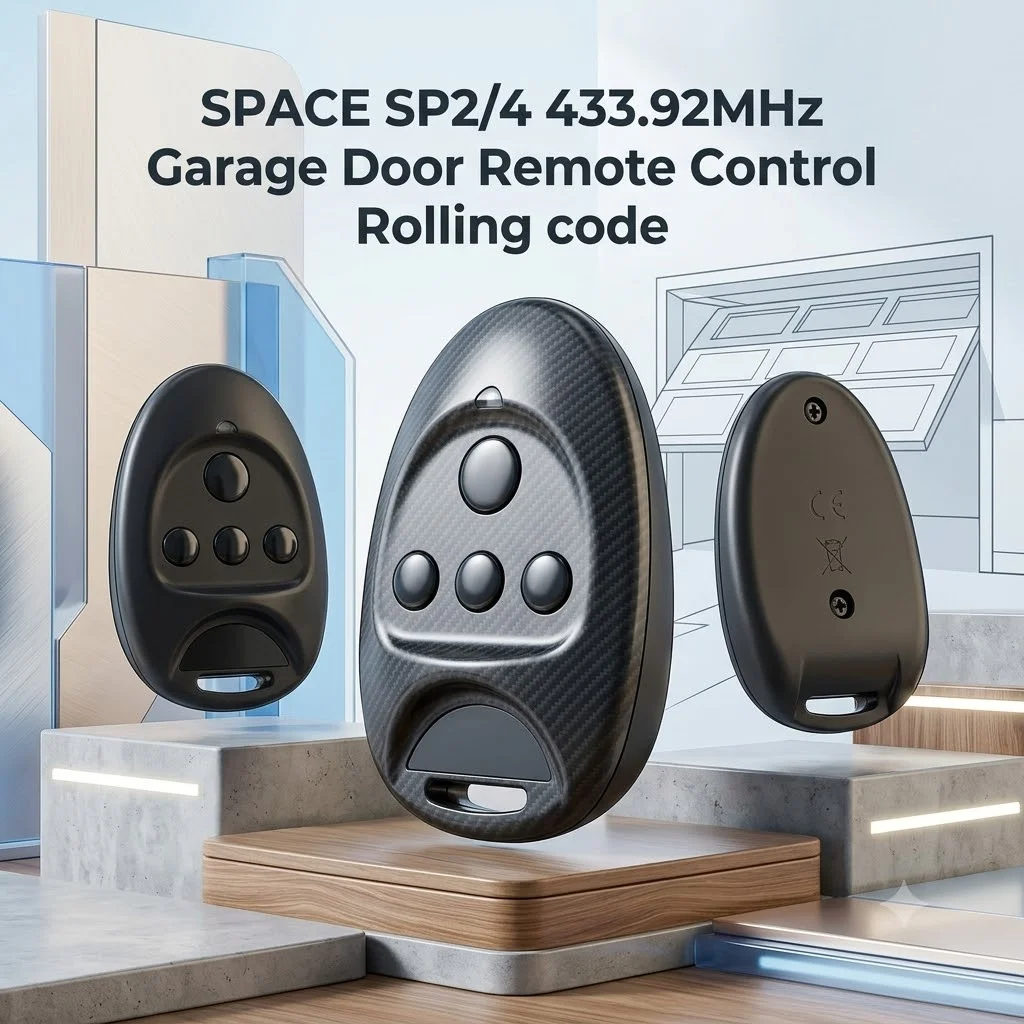 SPACE Garage Door Opener 2/4 Buttons Transmitter 433.92MHz For Control Automatic Door Gate Remote Control Rolling code