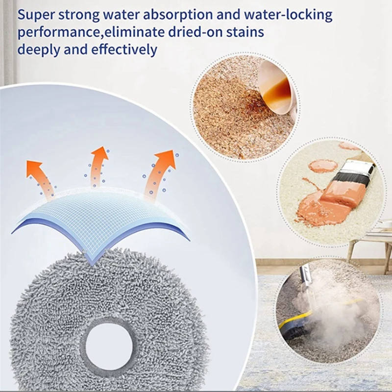 36 шт. комплект аксессуаров для Dreame X50 Ultra/S40 Enhanced Edition, насадки для пылесоса, основная боковая щетка, фильтр, швабра, мешок для пыли