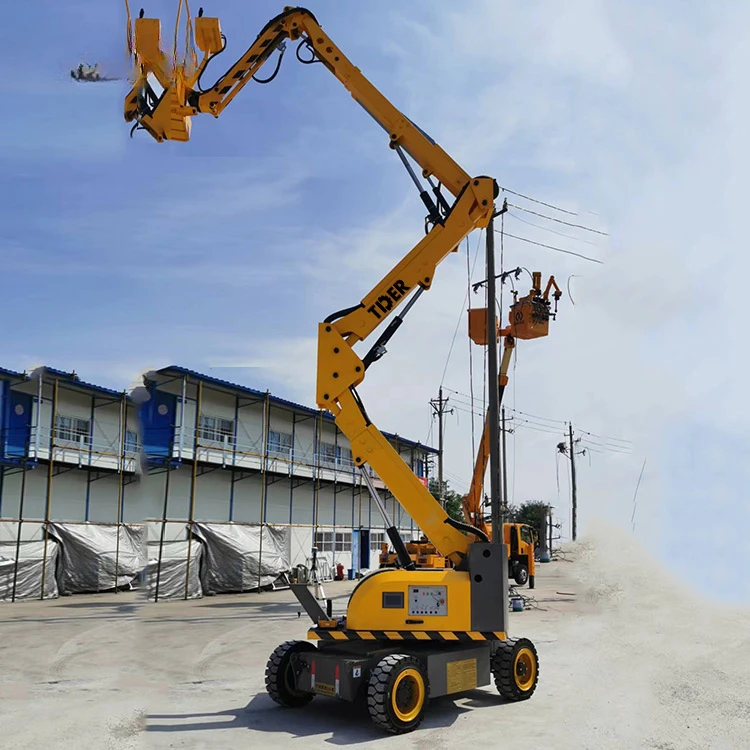 YG Hydraulic Electric Diesel Boom Lift Folding Arm Articulated Platform Lift Manned Lift Aerial Work Platform