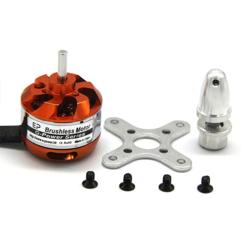 E-Power D2822 2822 ESC Motor sin escobillas 1100KV 1450KV 1800KV 2600KV aviones RC de bajo ruido helicóptero piezas de motores de ala fija