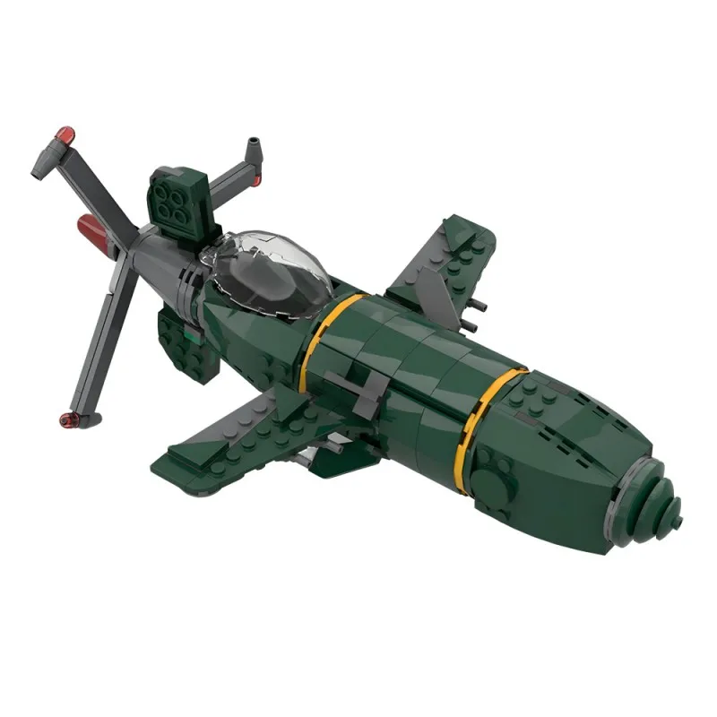 

MOC 323PCS Sci-Fi Evil Organization Fighter Building Blocks Space War Combat Plane Military Building Blocks Adults Fun Man Toys