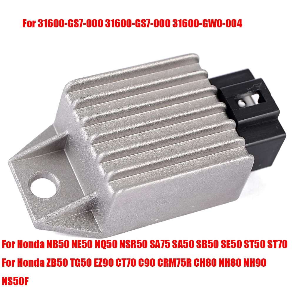Regulator Rectifier for Honda ZB50 TG50 EZ90 CT70 C90 C50 CRM75R CH80 NH80 NH90 NS50F NB50 NE50 NQ50 NSR50 SA75 SA50 SB50 ST70