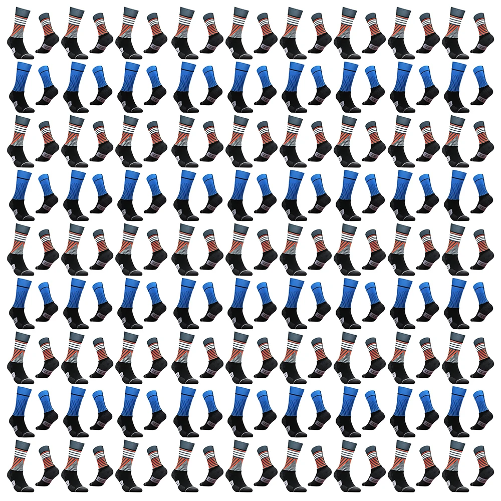 

Мужские и женские велосипедные носки, дышащие, быстросохнущие, влагоотводящие, компрессионные, противоскользящие, силиконовые, спортивные велосипедные носки