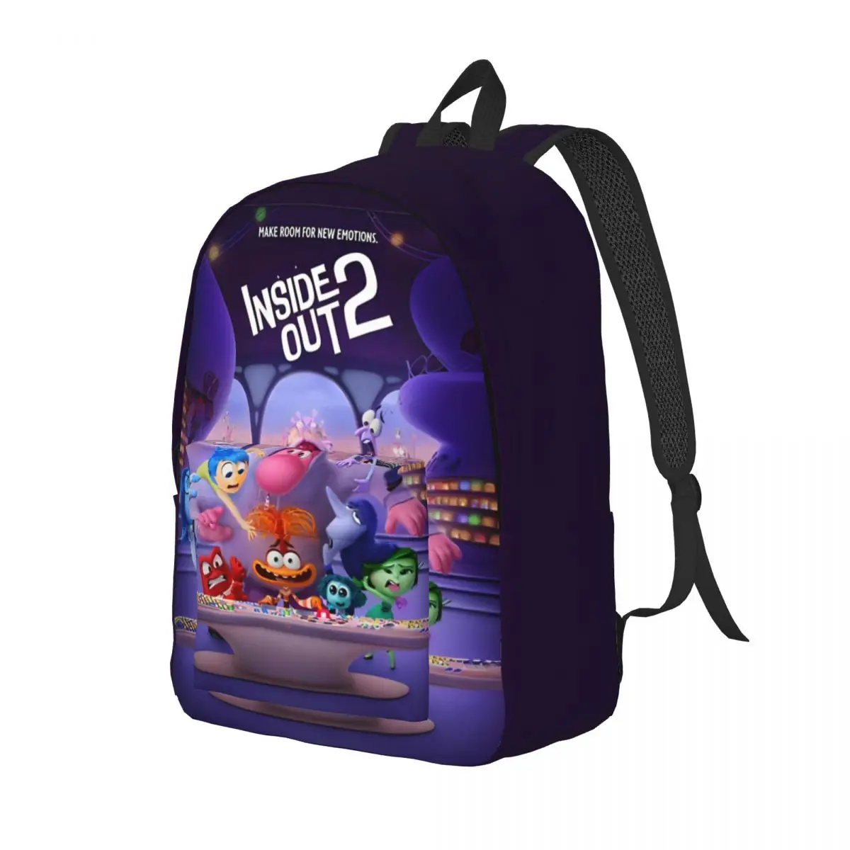 Inside Out Cartoon Backpack for Preschool Primary School Student Bookbag Boy Girl Kids Daypack Outdoor