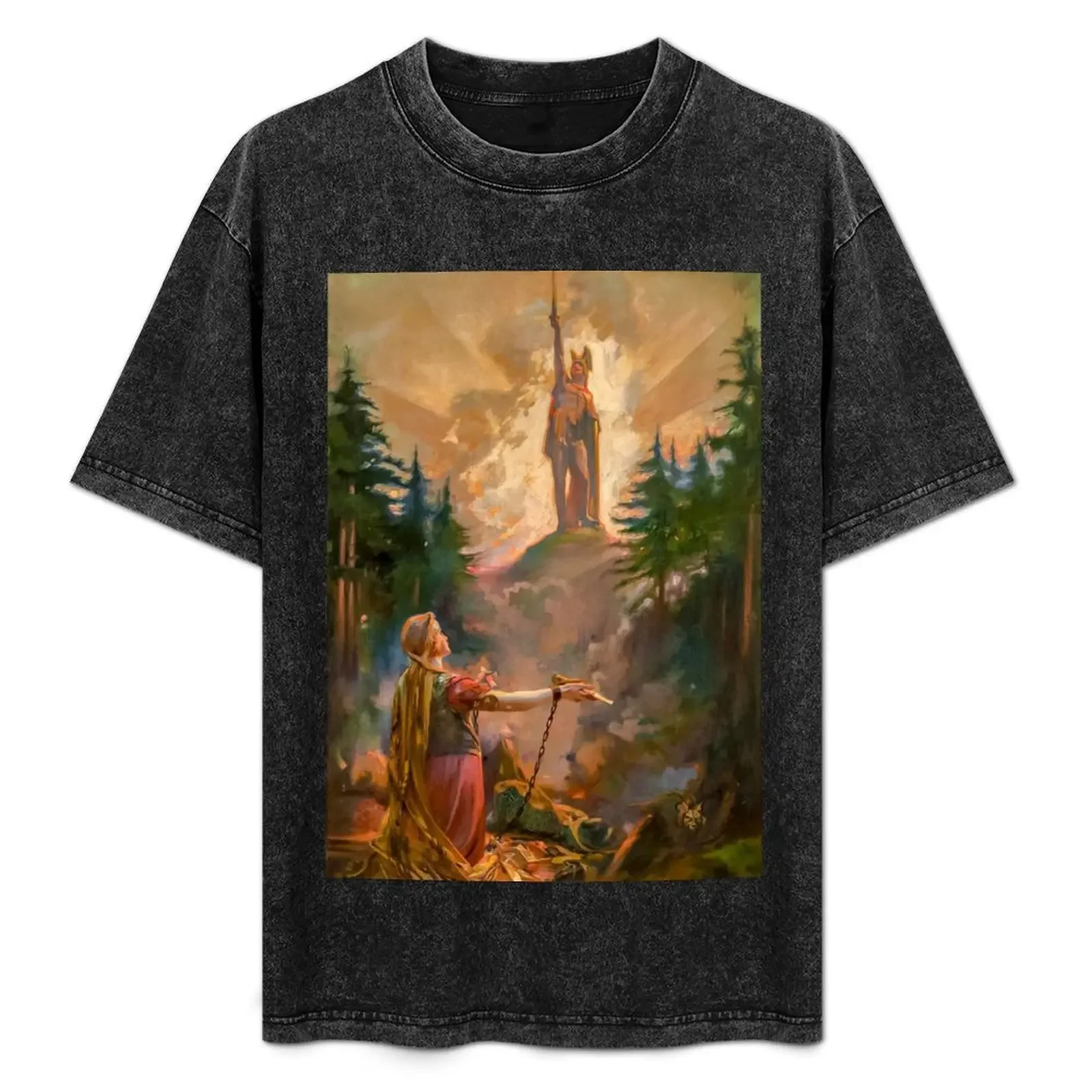 

Germania, Your Day is Coming - Ludwig Fahrenkrog T-Shirt graphic t shirts oversizeds plain black t shirts men