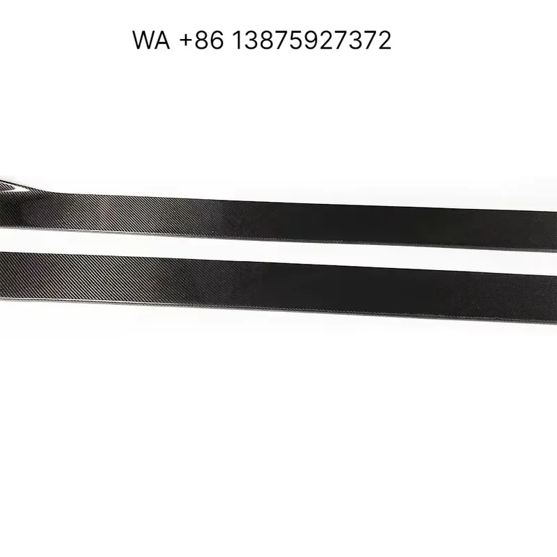 Wmwmnu Universal Carbon Fiber Side Door Extension Skirt Splitter for W205 W204 W213 W207 W212 W222 E92 E90 All Cars