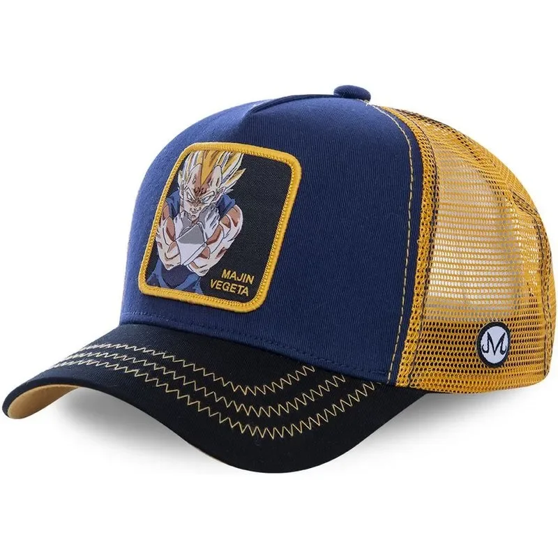 Neue Dragon Ball Son Goku Kappe Sommer Reise Schirmmütze männer Stickerei Hip-Hop Cap Stil Sonnenblende Einstellbare Trucker mesh Cap