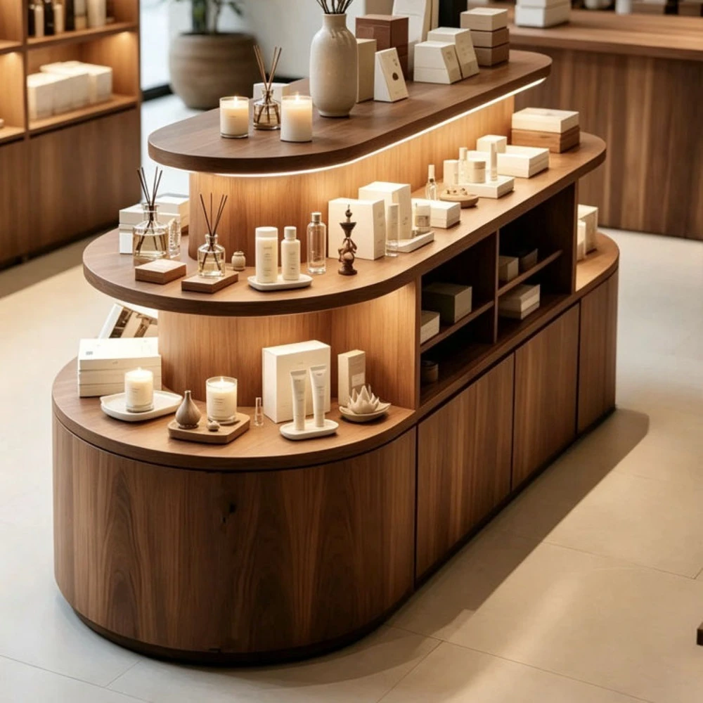 Vitrine d'îlot multi-niveaux e - Office Furniture avis et prix