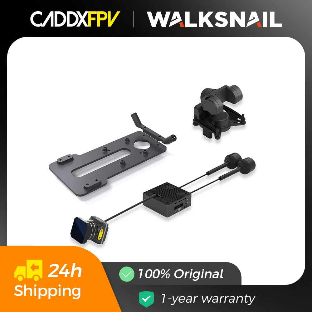 Walksnail Moonlight Kit with Caddxfpv GM3/GM3 V2 gimbal and 3D Printed GM3 V2 Mount