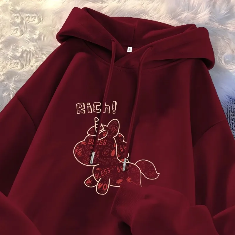 

Худи большого размера 300 Pou Year of Limited Edition, весенне-осенний, повседневный, хлопковый, удобный, дышащий