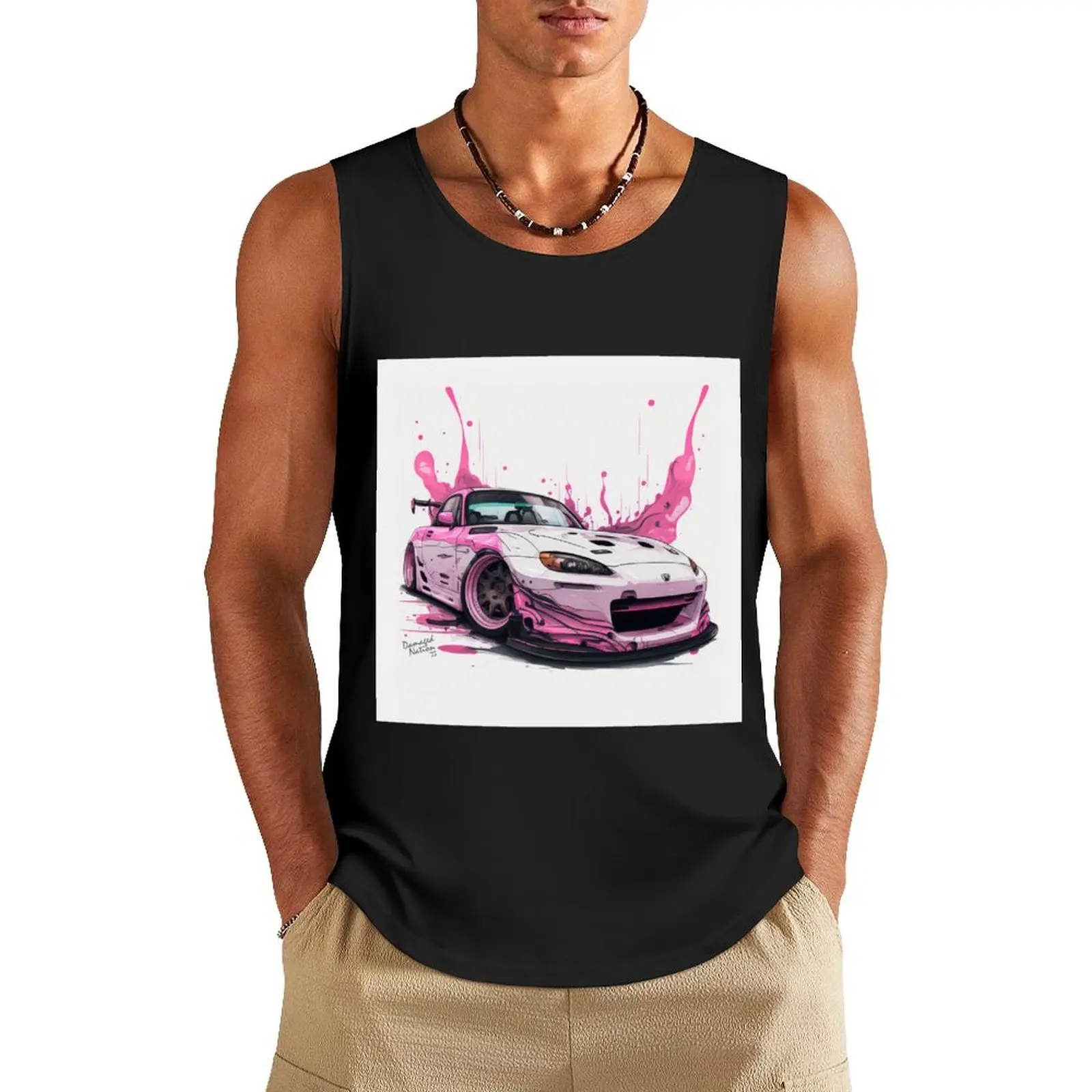 

2001 S2000 - watercolor Tank Top gym clothing Men's sleeveless t-shirt muscle t-shirt bodybuilding for men