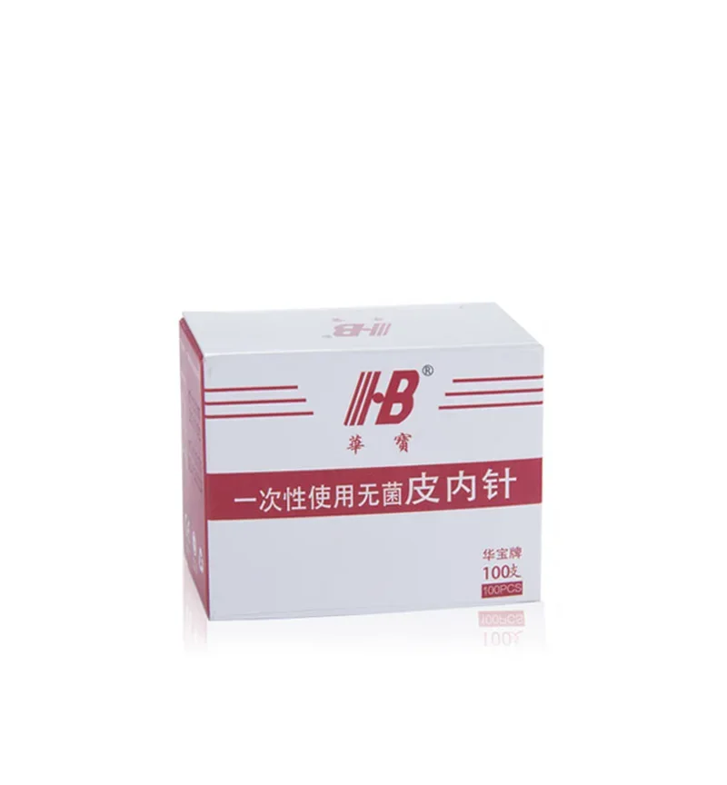 Blessfun 100pcs/box Beauty Massage Press Needle Intradermal Needles Huaqiu Acupuncture Needle Disposable Needle