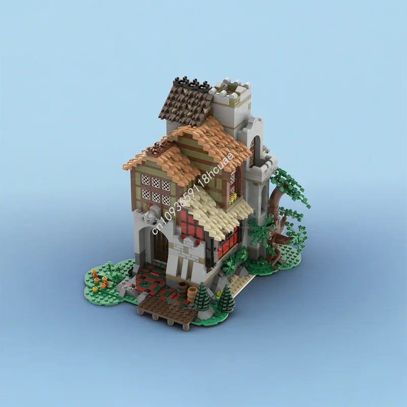 1604pcs MOC The Island Castle Building Blocks to Develop Patience and Concentration STEM Educational Christmas toy Gift